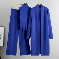 Spring Autumn 3-Piece Women’s Cardigan Tracksuit 6